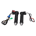Miniatyrbilde 5 av 8: 1 par elektrisk oppvarmet styre Universal Five Speed justerbar temperatur 22mm motorsykkelgrep for ATV