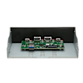 Miniatyrbild 4 av 8: USB-frontpanelhubb 10 Gbit/s 2 USB A 2 USB C USB 3.1 Gen 2 4 portar Högpresterande 5,25 tum frontpanelhubb för OS X PC