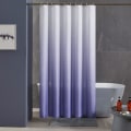 Miniatyrbillede 1 af 5: Originalt lilla gradient-bruseforhæng Anti-Mug Vaskbart Stof 180x180cm Langt Polyester Vandtæt Badeforhæng med Bruseforhæng Kroge