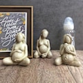 Miniatyrbild 2 av 5: Födande Kvinna Skulptur Harts Hantverk Ornament Moder Barnafödsel Staty, Stor Moder Staty Coll-B13