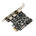 Miniatyrbillede 7 af 8: PCIe til USB3.0 udvidelseskort USB3.0 SATA 15pin Power High Speed ​​PCIe til RJ45 udvidelseskort til netværkscomputer