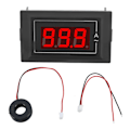 Miniatyrbillede 1 af 8: Elektrisk strøm måler 1 fase 2 ledning strøm tester monitor amperemeter AC 220V 0‑100A