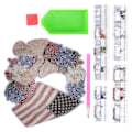 Miniatyrbillede 6 af 8: Rhinestone Maleri Sæt DIY Robust Håndlavet 5D Diamant Maleri Ornamenter til Afslapning Hjemmevæg Dekoration(DZ644 )