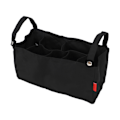 Miniatyrbilde 6 av 8: Baby Stroller Oppbevaringspose Stor Kapasitet Multi Rom Baby Stroller Hengepose for Bleier Leker Servietter Ammeflaske Svart