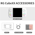 Pikkukuva 3 / 5: RG CubeXX Retro -käsikonsoli 32G+64G RGB-joystick valkoinen