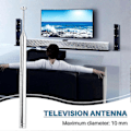 Pikkukuva 2 / 5: 115 cm 10-osainen teleskooppiantenni AM-radio