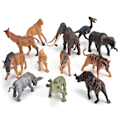 Miniatyrbillede 3 af 7: 12 stk. Dyrefigur Model Jungle Dyr Legetøj Sæt Kunstig Vild Dyr Læring Skov Dyr Legetøj Playset til Børn Børn