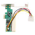 Miniatyrbillede 1 af 8: PCI Express til PCI-adapterkort 2,5 Gbps Dataoverførsel 4-benet strømforbindelse Plug and Play PCI Express-udvidelseskort