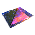 Miniatyrbillede 8 af 8: Blacklight Tapestry Star Sky Nebula Style Blød hudvenlig Glødende i mørkt UV-reaktivt Tapestry til Soveværelsesfest GTXK (155) 230x180cm/90.6x70.9in