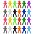 Miniatyrbillede 1 af 8: Silikone Vinglas Marker Drikkeglas Identifikationsetiketter Mærkeskilte til festartikler 24 stk.