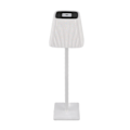 Miniatyrbilde 5 av 8: Trådløs bordlampe 3 farger trinnløs dimming 4000mAh dekorativ oppladbar skrivebordslampe for soverom kontor kafé hvit