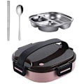 Miniatyrbillede 1 af 4: Pink Bento Box til Børn Madopbevaring Køkken Tilbehør Måltidsforberedelse Beholdere