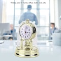 Miniatyrbild 5 av 5: Retro Väckarklocka i Europeisk Stil, Antik Tyst Bordsklocka för Vardagsrum (Guld)
