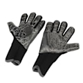 Miniatyrbillede 7 af 8: 2 stk. Fodboldmålmandshandsker Sorte Anti-Slip Latex Åndbar Ekstra Fingerspidsbeskyttelse Målmandshandsker til Fodboldkonkurrence Nummer 7.