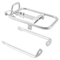 Miniatyrbillede 2 af 5: 14 tommer Foldecykel Forreste Bagagebærer Aluminium Legering Cykel Forreste Bagagebærer Cykel Lastbærer Sil