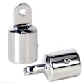 Miniatyrbillede 1 af 5: Less Steel Top Fitting Ware Båd Yacht Ekstern Øje Ende Canopy Rør Ende Passer 7/8; Od Rundt Rør Zekai