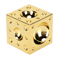 Miniatyrbild 5 av 8: Smycken Doming Block blank yta Stål Dapping Block för smycken bearbetning formverktyg