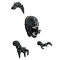 Miniatyrbilde 3 av 5: Giant XenomorphHead Xenomoprh Veggkunst Xenomorph Maske