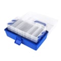 Miniatyrbilde 5 av 8: 3-lags plast fiskeutstyr tilbehør Oppbevaring Hodler Box for lokkekroker