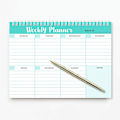 Miniatyrbillede 3 af 4: Månedlig A4 Planner - Ugentlig dagsorden, To-Do List Notebook - Fransk Månedlig Agenda - Ugentlig Planner