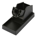 Miniatyrbillede 1 af 8: 1 stk aluminiumslegering sort loddekolbe stationsholder og støtte af stor varmeafledning-sort