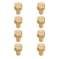 Pikkukuva 2 / 8: 8 kpl 1/24 RC kuusiomutteria messinkiä kestävä RC pyörän lukkomutterin vaihto Axial SCX24 8mm / 0.31in