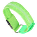 Miniatyrbillede 7 af 8: Grønt lysende armbånd Justerbar Strip LED-armbånd USB-opladning til natløbscykling