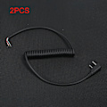 Miniatyrbillede 7 af 8: 2 STK 2 Pins 4 Ledninger Højttaler Mic Cable Line Supplies til Baofeng UV5R til Kenwood TK370