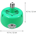 Miniatyrbillede 2 af 5: Varme Lampe til Kæledyr Kyllingehus Varmelegeme Temperatur Justerbar Rugelamper til Kylling Firben Skildpadde Akvarium Slange Grøn