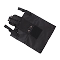Miniatyrbild 2 av 8: Dump Drop Pouch Multifunktionell Nylon Bärbar Fällbar Återvinningsväska Midjehängande Återvinningsväska för Utomhus Svart