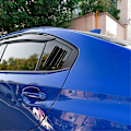 Miniatyrbilde 4 av 5: For 2014-21 Glossy Black Bakrutejalousier
