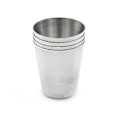 Miniatyrbilde 4 av 5: Nytt 4 stk Camping / Reise Rustfritt Stål Shotglass Sett