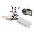 Miniatyrbillede 5 af 8: Motor Brushless Controller med S866 LCD Display Panel Kit til Elcykel Scooter 36V 48V 500W 28A