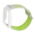 Miniatyrbild 2 av 8: Andningsbart watch i silikon med skyddande bumperfodral Case Passar för Mi Band 7 Pro Grå grönt och vitt case