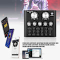 Miniatyrbild 6 av 8: V8 USB extern ljudkort mobiltelefon dator ljudkort för online sång live sändning