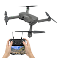Miniatyrbillede 7 af 8: Ubemandet luftfartøj plast elektroniske komponenter grå 4K dobbelt kamera foldbar optisk flow positionering drone til over 14