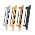 Miniatyrbillede 4 af 5: Sort Udskiftningsrem Adapter til Apple iWatch Series 42mm 1, 2, 3, 4, Sport, 2015, 2016, 2017