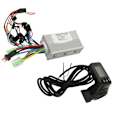 Miniatyrbillede 6 af 8: Elektrisk cykelstyresæt 36V 48V 350W 13A styreenhed 128DX tommelfingergas LCD-panel tilbehør til konvertering af elektrisk cykel