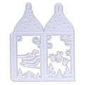 Miniatyrbilde 8 av 8: Karbonstål juleformer Innovative metallstempel for DIY preging kort gaveeske Julenissen
