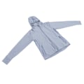 Miniatyrbillede 4 af 8: Åndbar solbeskyttelsesjakke UPF 50+ Dame Udendørs Langærmet UV-beskyttelse Hoodie (Grå)(XL )