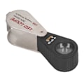 Miniatyrbillede 8 af 8: LED UV Lupe Genopladelig Foldbar Bærbar Metal 30X Lomme Lup til Udendørs
