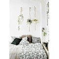 Miniatyrbild 2 av 5: 2 st Hängande Korg Rep Växthängare Makramé Hängande Korg Växthängare Bomull Blomkruka Hängande Dekoration Trädgårdsrum Växthållare 105cm