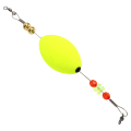 Miniatyrbild 1 av 8: Red Fish Cork Float Fiskeredskap Hög känslighet Slitstark Bobber Stick för Deepwater Yellow
