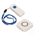 Miniatyrbillede 7 af 8: Trådløs Caregiver Personsøger Langdistance stærkt signal 38 sange 4 Gear Volume Nurse Alert System SOS Call Button 100‑240V EU-stik