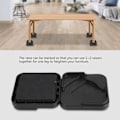 Miniatyrbilde 3 av 8: 8 stk sett sklisikre møbelbenpute matte for bord skrivebord seng sofa stoler (svart)