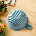 Miniatyrbilde 3 av 4: Salatskål med Kutter, Frukt- og Grønnsakskutter Skål, Salatkutter for Grønnsaker (Grå)