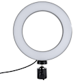 Pikkukuva 2 / 8: 16 cm:n UN-160 3-värinen LED-rengasvalo, säädettävä täyttölamppu kauneusvalokuvaukseen ja live-lähetykseen