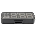 Miniatyrbild 5 av 8: Bil HUD-display OBD2-mätare Vindruta skärm projektor 3D reflektion Överhastighet Vattentemperatur Spänning Felalarm
