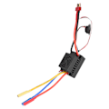 Pikkukuva 4 / 8: 60A ESC vedenpitävä elektroninen nopeudensäädin lisävarusteet 1/10 RC-automallilleMusta