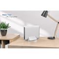 Miniatyrbild 5 av 5: 2-i-1 Vertikalt Laptopställ Justerbar Dockningsstation för Bärbar Dator